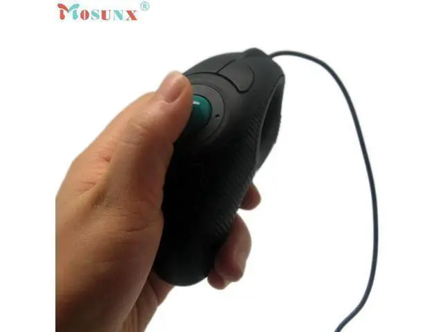 Alt view image 5 of 5 - Computer Peripherals 2.4GHz Wired USB Handheld Mouse Finger Using Optical Track Ball Mouse 1000DPI Gaming Mouse Jun24