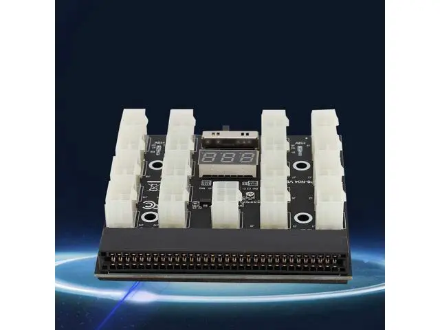 Alt view image 4 of 5 - Mining GPU/PSU Power Supply Board 1600W 12V 17x 6pin PCI E Mining Server Power Supply for for DPS 1200FB A/DPS 1200QB A/PS 2751 5Q/PS 2751 LF 1F/HSTSN PL12/DPS 700LB D/PS 2112