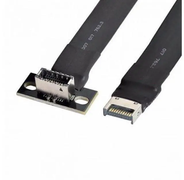 Main image of CY Cable USB 3.2 Type-E IDC 20Pin Front Panel Header Male to Female Extension Cable 20Gbps