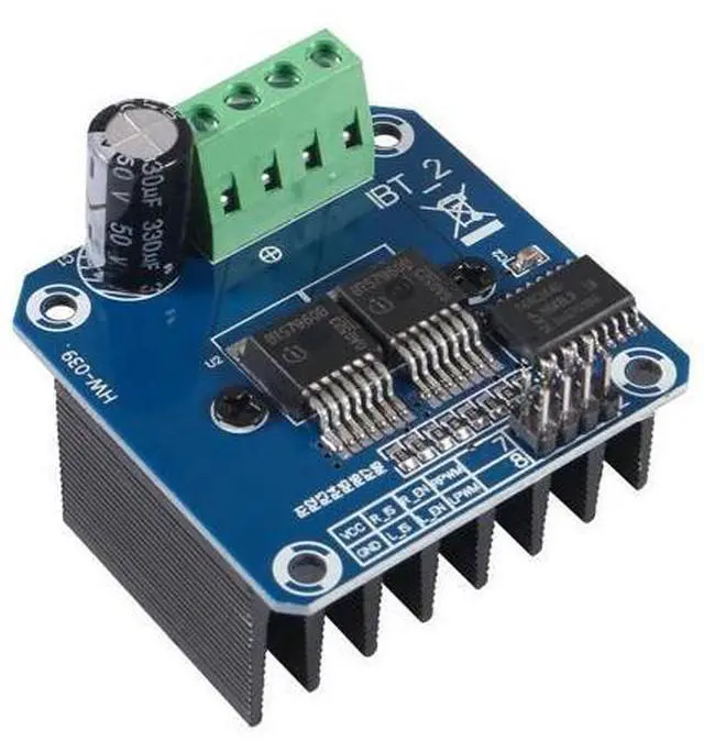 Alt view image 2 of 5 - 5PCS BTS7960 DC Stepper Motor Driver Module 43A Current Limit Control Module H-Bridge PWM Smart Car Board Compatible with Raspberry Pi Smart Car