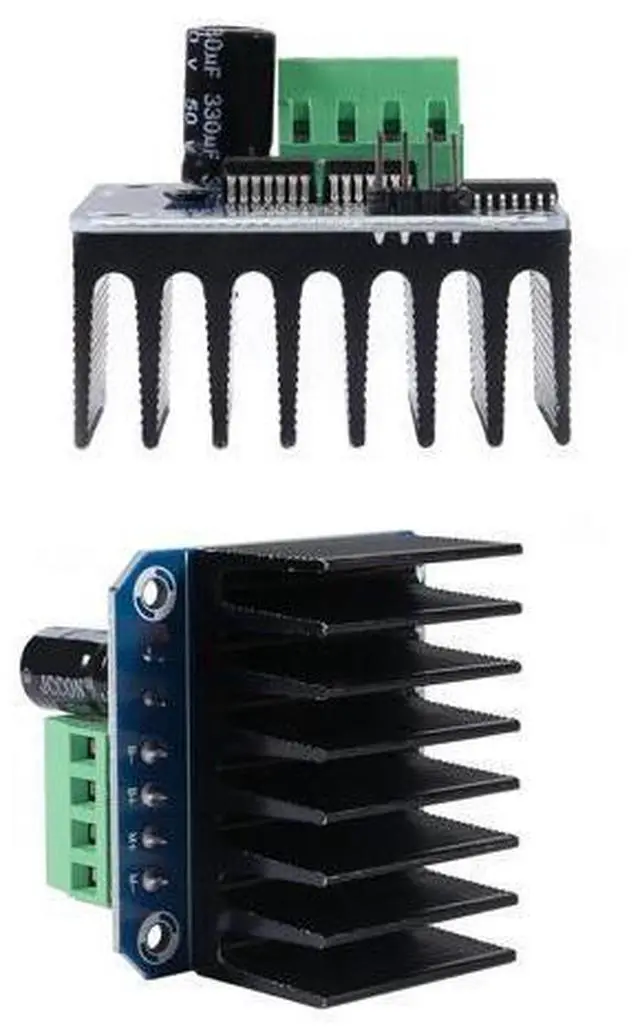 Alt view image 5 of 5 - 5PCS BTS7960 DC Stepper Motor Driver Module 43A Current Limit Control Module H-Bridge PWM Smart Car Board Compatible with Raspberry Pi Smart Car