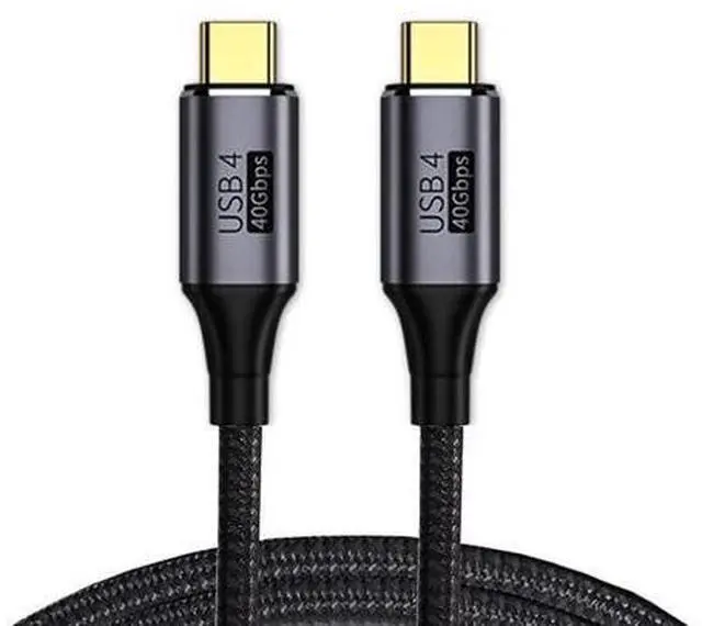 Main image of NFHK USB4 Cable 40Gbps with 100W Charging and 8K@60Hz 5K@60Hz USB4.0 Compatible with Thunderbolt3/4 50cm