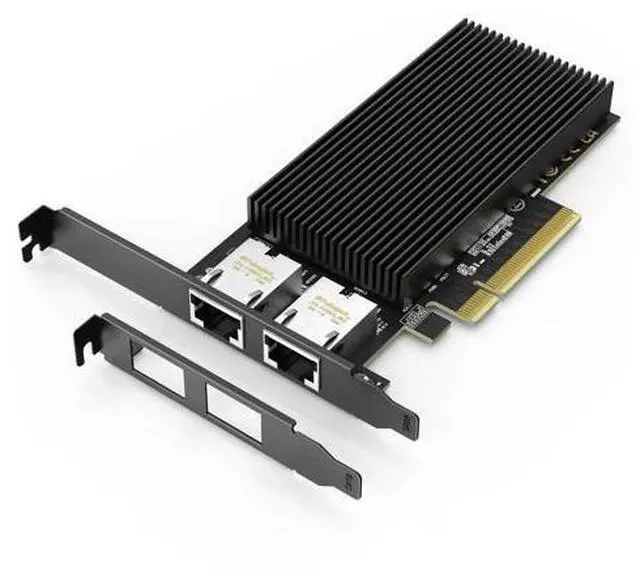 Main image of 10G Dual RJ45 Port PCI-E Network Card, with X540 Controller, Gigaplus X540-T2 10Gb Ethernet Adapter with 2 * 10Gbe NIC, Support Windows/Linux/ESX Servers