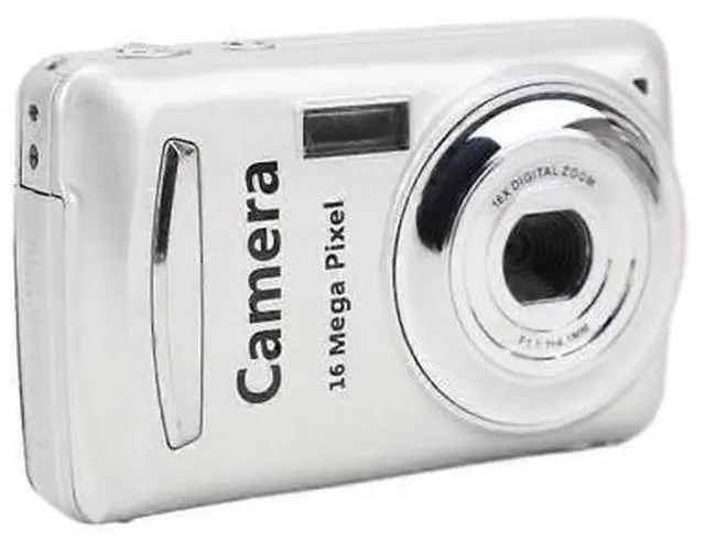 Main image of Ecocleanpath 16MP Retro Digital Camera, Compact CCD with 2.4" LCD Display, Ideal for Teens & Adults (White)