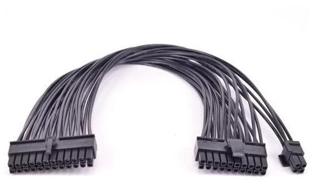 Alt view image 3 of 3 - 24pin to 20+4 Pin Port Power Supply Cable 24 Pin Male to 24Pin 20Pin Male ATX power adapter Cable