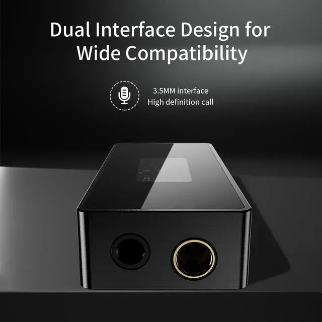 Alt view image 6 of 7 - TRN Black Pearl Portable Hi Fi Digital Audio Decoder 3.5+4.4 Output Dual CS43131 PCM 384kHz 32Bit DSD256 DAC Headphone Amplifier