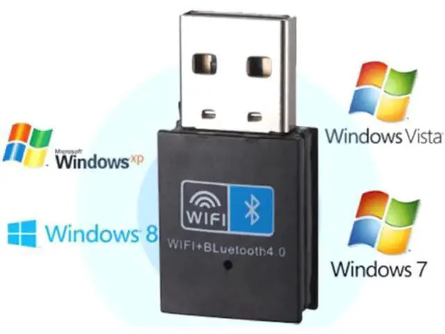 Alt view image 2 of 7 - JAENFONG USB WiFi Bluetooth Adapter 150Mbps Network Card Wireless Dongle Bluetooth 4.0 Portable Mini AP for PC Laptop Desktop 2.4GHz Band 802.11N Compatible with Windows 10 8 7 XP Vista Mac Linux