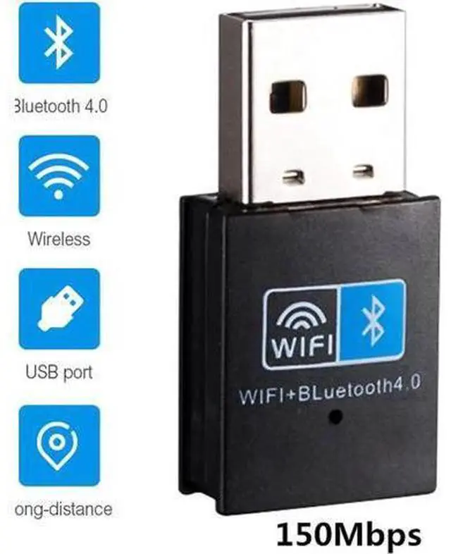 Alt view image 5 of 7 - JAENFONG USB WiFi Bluetooth Adapter 150Mbps Network Card Wireless Dongle Bluetooth 4.0 Portable Mini AP for PC Laptop Desktop 2.4GHz Band 802.11N Compatible with Windows 10 8 7 XP Vista Mac Linux