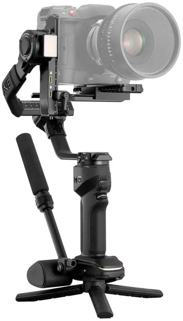 Main image of Crane 4 Combo, 3-Axis Gimbal Stabilizer for DSLR and Mirrorless Camera, Nikon Sony Panasonic Canon Fujifilm BMPCC 6K, Fill Light, PD Fast Charge