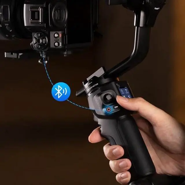 Alt view image 2 of 7 - Crane 4 Combo, 3-Axis Gimbal Stabilizer for DSLR and Mirrorless Camera, Nikon Sony Panasonic Canon Fujifilm BMPCC 6K, Fill Light, PD Fast Charge