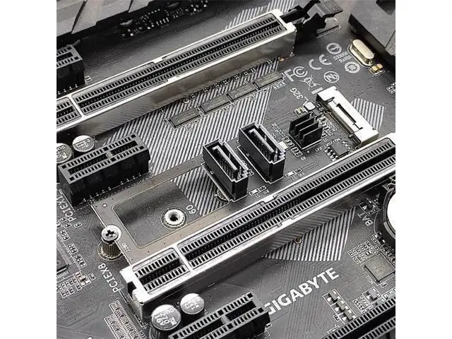 Alt view image 5 of 6 - Vertical JMB582 2280 NGFF Key B+M PCI Express to SATA 3.0 6Gbps Dual Ports Adapter Converter Hard Drive Extension Card