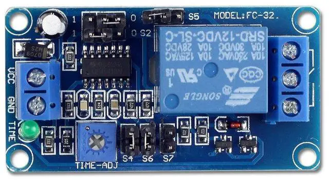 Alt view image 3 of 7 - DC 12V Time Delay Relay Module for Smart Home, Tachograph, GPS, PLC Control, Industrial Control, Electronic Experiment, Arduino Robot (Pack of 5)