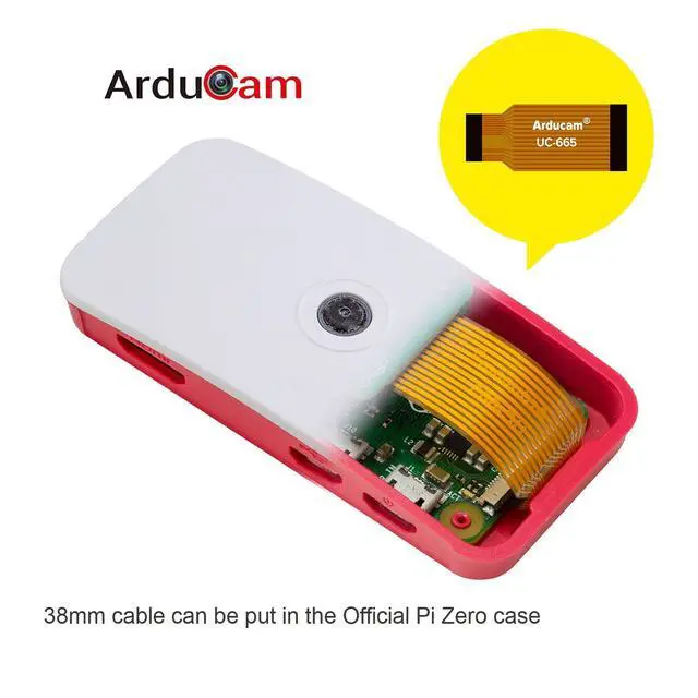 Alt view image 4 of 5 - for Raspberry Pi Zero Camera Cable Set, 1.5" 2.87" 5.9" Ribbon Flex Extension Cables for Pi Zero&W, Pack of 3