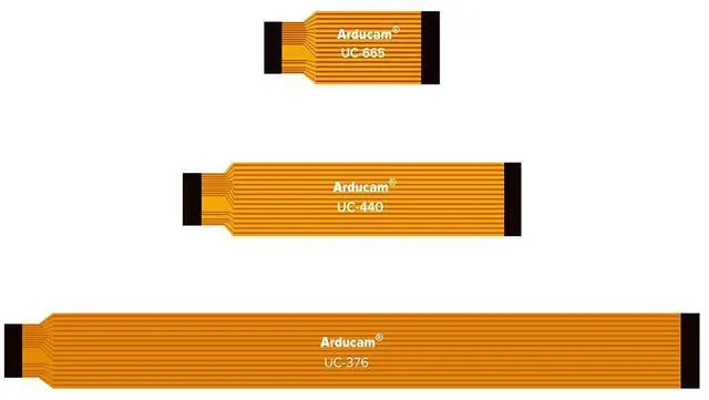 Main image of for Raspberry Pi Zero Camera Cable Set, 1.5" 2.87" 5.9" Ribbon Flex Extension Cables for Pi Zero&W, Pack of 3