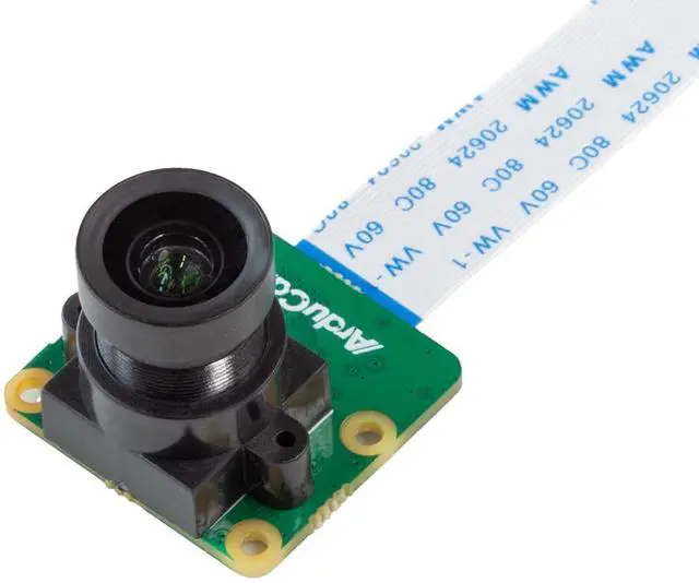 Main image of for Raspberry Pi Camera, 4K IMX415 Low Light Camera Module with M12 Lens, 15-15pin, 15-22pin Ribbon Cable Included
