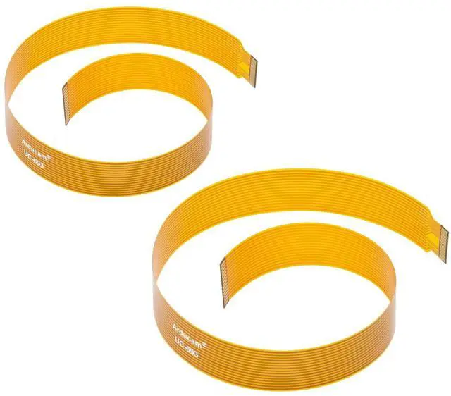 Main image of for Raspberry Pi Zero Camera Cable Set, 2 Pack 11.8" (30cm) Ribbon Flex Extension Cables for Pi Zero&W