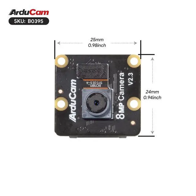 Alt view image 5 of 7 - for Raspberry Pi Noir Camera Module, 8MP IMX219 RPi-CAM-V2 Night Vision for Raspberry Pi 5, 4B, 3B+, 3B, 2B, Pi Zero & W