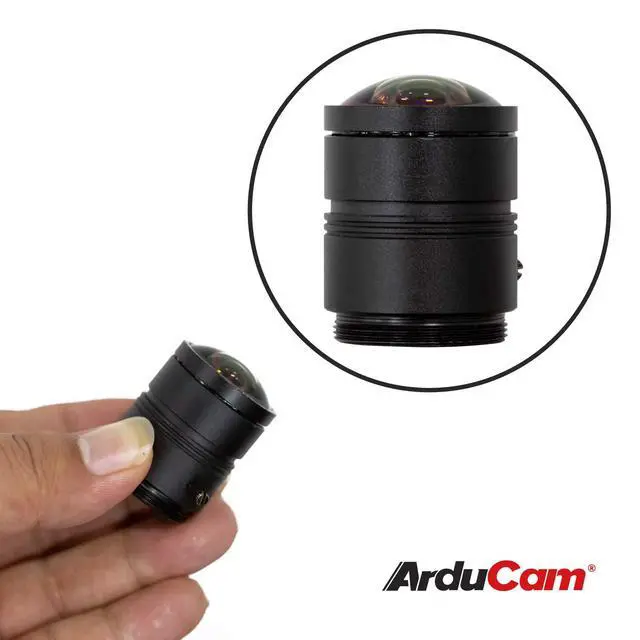 Alt view image 5 of 5 - 120 Degree Ultra Wide Angle CS Lens for Raspberry Pi HQ Camera, 3.2mm Focal Length with Manual Focus