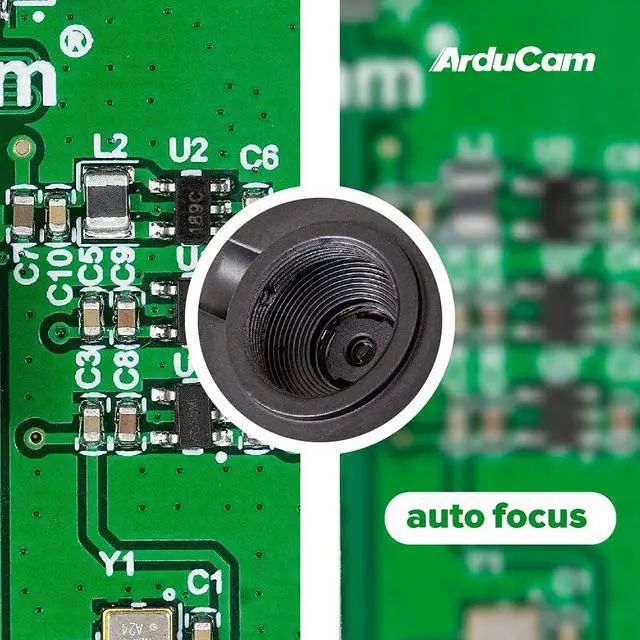 Alt view image 6 of 6 - 16MP Autofocus USB Camera with Mini Metal Case, 1/2.8" IMX298 Mini UVC USB2.0 4K Video Webcam with Microphone, 3.3ft/1m Cable for Windows, Linux, Android, and Mac OS