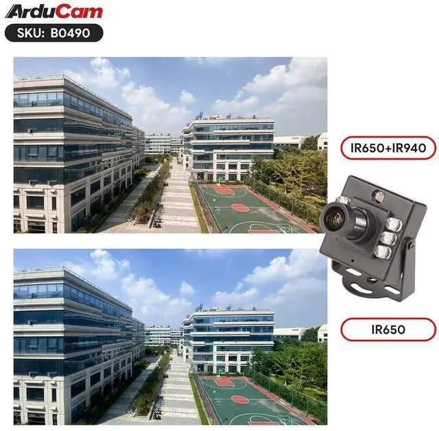 Alt view image 7 of 7 - 1080P Day & Night Vision USB Camera for Computer, 2MP Automatic IR-Cut Switching All-Day Image USB2.0 IMX462 Webcam Board with 940nm IR LEDs for Windows, Linux, Android and Mac OS