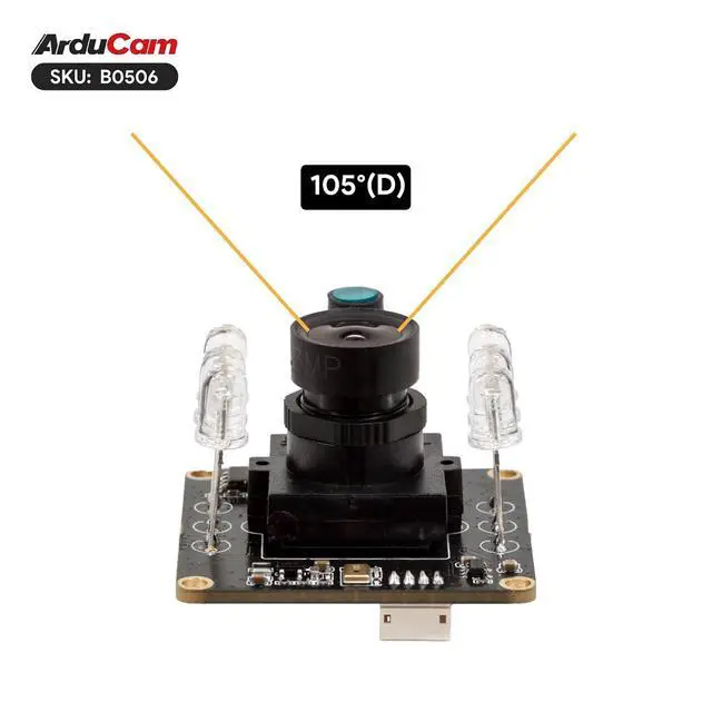 Alt view image 5 of 7 - 1080P USB Camera, Day & Night Vision Webcam for Computer, 2MP Automatic IR-Cut Switching All-Day Image Infrared Camera USB2.0 for Windows, Linux, Android and Mac OS