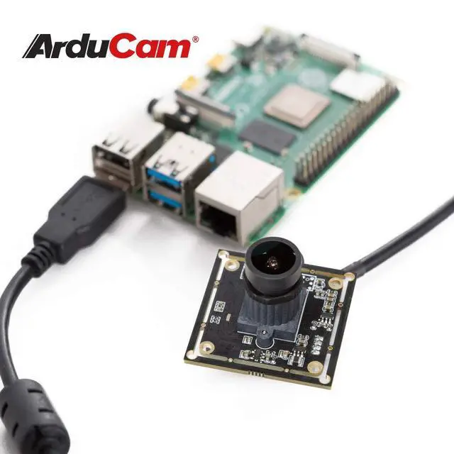 Alt view image 4 of 6 - 1080P Low Light WDR USB Camera Module for Computer, 2MP 1/2.8 CMOS IMX291 100 Degree Wide Angle Mini UVC Webcam Board with Microphone, 3.3ft/1m Cable for Windows Linux Mac OS