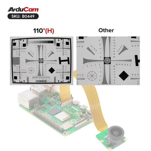 Alt view image 7 of 7 - for Raspberry Pi Camera 16MP IMX519 Camera Module with 120°(D) Wide Angle M12 Lens for Raspberry Pi and OpenHD
