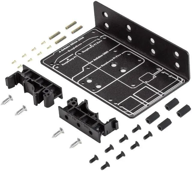 Main image of for Raspberry Pi DIN Rail Mount, Compatible with Arduino, RPi 5/4B/3B+/3B/2B/B+, Pi Zero, Raspberry Pi Pico