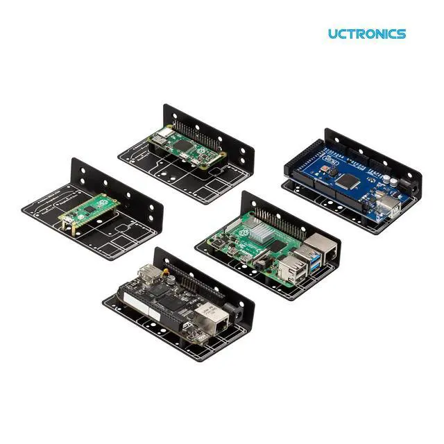 Alt view image 5 of 6 - for Raspberry Pi DIN Rail Mount, Compatible with Arduino, RPi 5/4B/3B+/3B/2B/B+, Pi Zero, Raspberry Pi Pico