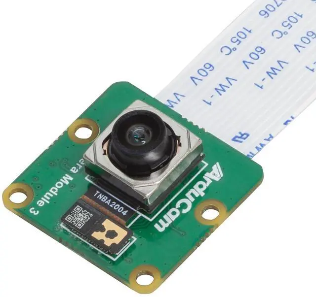 Main image of for Raspberry Pi Camera Module 3, 12MP IMX708 120°(D) Wide Angle Pi Camera V3