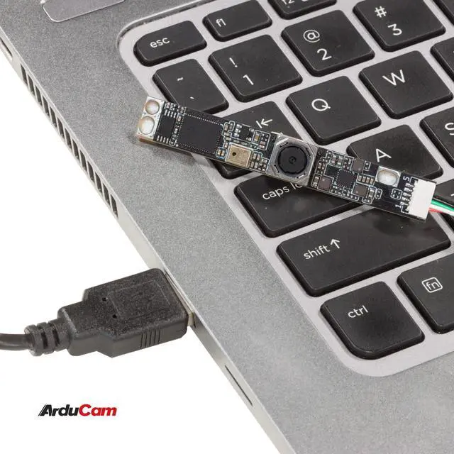 Alt view image 5 of 6 - IMX219 8MP Autofocus USB Camera Module, 3280(H)×2464(V)@30fps with Single Microphone for Linux, Windows, and Mac OS