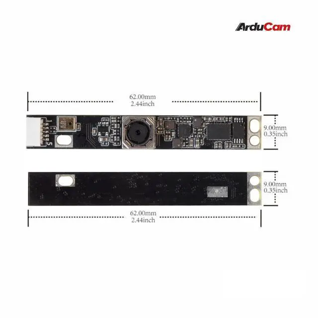 Alt view image 2 of 6 - 5MP Autofocus USB Camera Module for Raspberry Pi, 2592(H)×1944(V)@30fps Lightburn Camera with Single Microphone, Mini-Sized Webcam for Linux, Windows, and Android