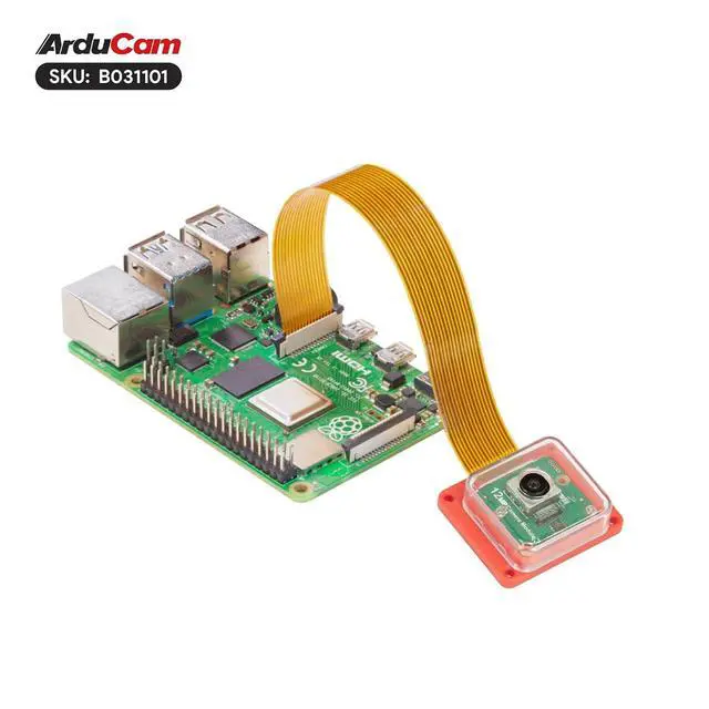 Alt view image 5 of 7 - for Raspberry Pi Camera Module 3 Wide, 120°(D) IMX708 Autofocus Pi Camera V3 with Case, Comes with15cm 15-22 Pin and 22-22 Pin FFC Cable