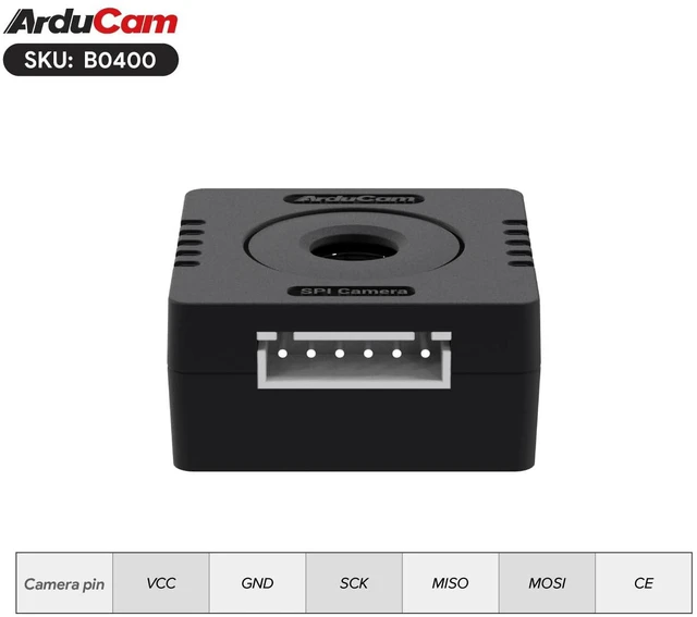 Alt view image 6 of 7 - Mega SPI Camera for Any Microcontroller, 3MP Fixed Focus Arduino Camera Compatible with Arduino UNO Mega2560, Raspberry Pi Pico, STM32, ESP, and Renesas