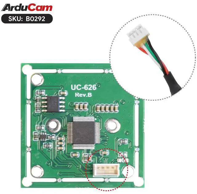 Alt view image 5 of 7 - 4K 8MP IMX219 Autofocus USB Camera Module with Microphone, 1080P Mini UVC USB2.0 Webcam