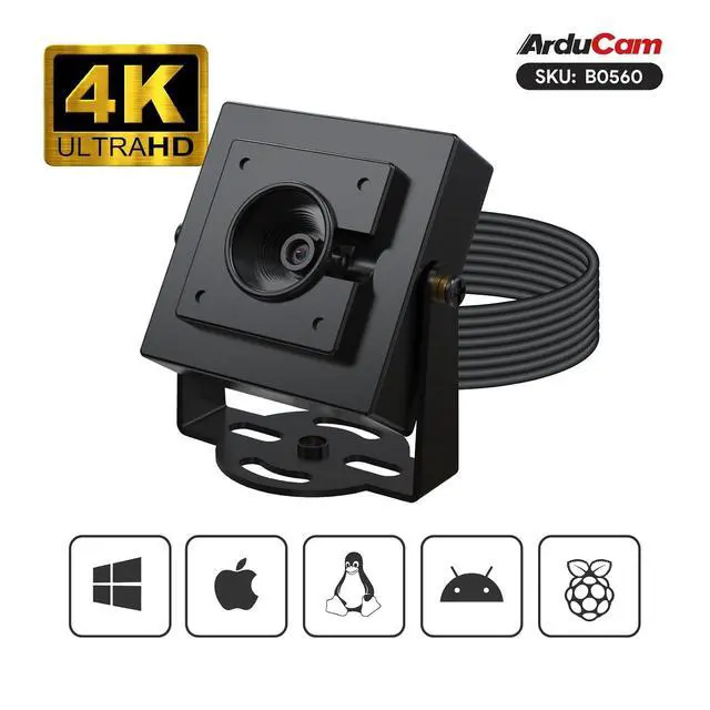 Alt view image 2 of 7 - 4K USB Camera Module, AutoFocus HDR Lightburn Camera for Windows, Linux