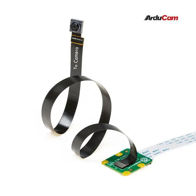 Alt view image 3 of 6 - Sensor Extension Cable for Raspberry Pi Camera Module V2, 300MM/1FT Cable to Extend IMX219 Sensor for Smaller Enclosure, Narrow Space Project, Work with V2 Camera on Jetson Board