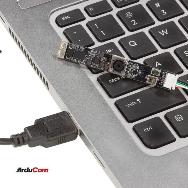 Alt view image 5 of 6 - 5MP Autofocus USB Camera Module for Raspberry Pi, 2592(H)×1944(V)@30fps Lightburn Camera with Single Microphone, Mini-Sized Webcam for Linux, Windows, and Android