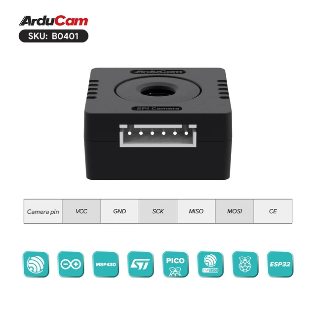 Alt view image 6 of 7 - Mega 5MP SPI Camera, Autofocus Arduino Camera Module, Compatible with Any MCU, Arduino UNO Mega2560 Board, Raspberry Pi