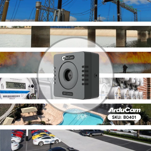 Alt view image 7 of 7 - Mega 5MP SPI Camera, Autofocus Arduino Camera Module, Compatible with Any MCU, Arduino UNO Mega2560 Board, Raspberry Pi
