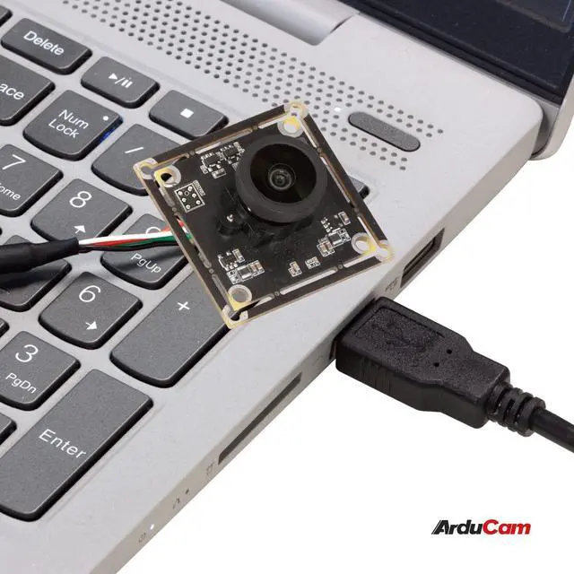 Alt view image 5 of 6 - 12MP USB Camera Module, 4K@15fps Lightburn Camera with M12 Manual Focus Lens for Raspberry Pi, Windows, and Mac OS