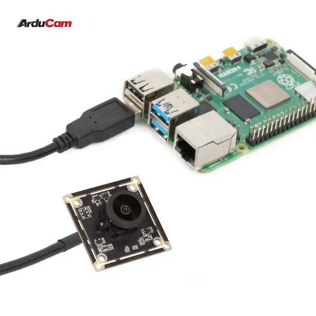 Alt view image 6 of 6 - 12MP USB Camera Module, 4K@15fps Lightburn Camera with M12 Manual Focus Lens for Raspberry Pi, Windows, and Mac OS
