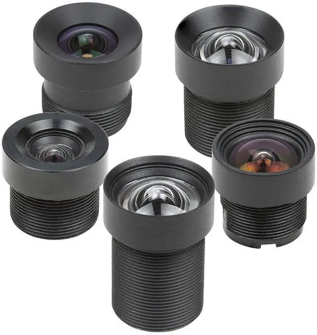 Main image of M12 Lens Kit, Low Distortion M12 Mount Lenses for Arduino and Raspberry Pi Camera
