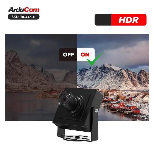 Alt view image 5 of 7 - 8MP HDR USB Camera Module, 101°(D) Wide Angle UVC Webcam with M12 Lens for PC, Raspberry Pi, Jetson Nano, and Other SBCs, Support Windows, Linux, Android, and Mac OS