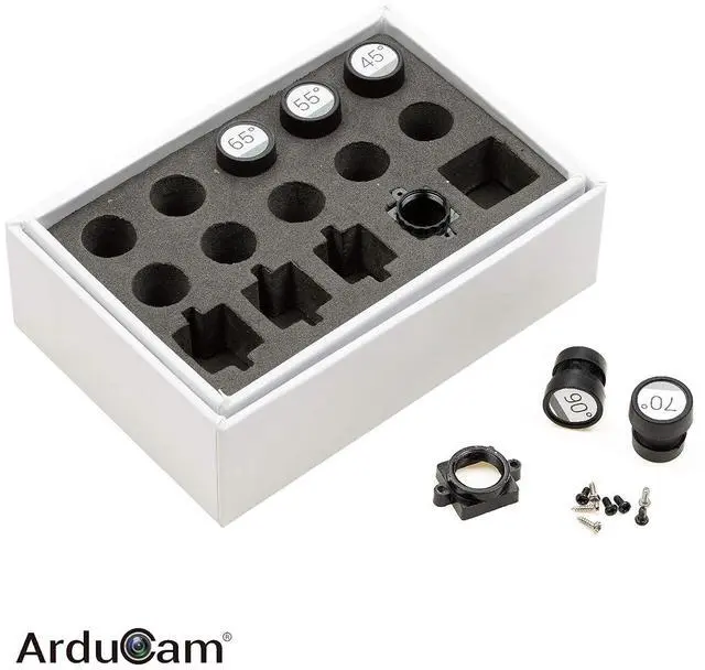 Alt view image 2 of 6 - M12 Lens Kit, Low Distortion M12 Mount Lenses for Arduino and Raspberry Pi Camera