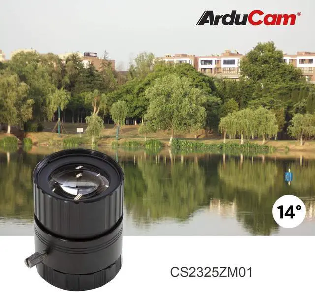 Alt view image 5 of 6 - CS-Mount Lens Kit for Raspberry Pi HQ Camera (Type 1/2.3), 6mm to 25mm Focal Lengths, 65 to 14 Degrees, Telephoto, Wide Angle, Pack of 5