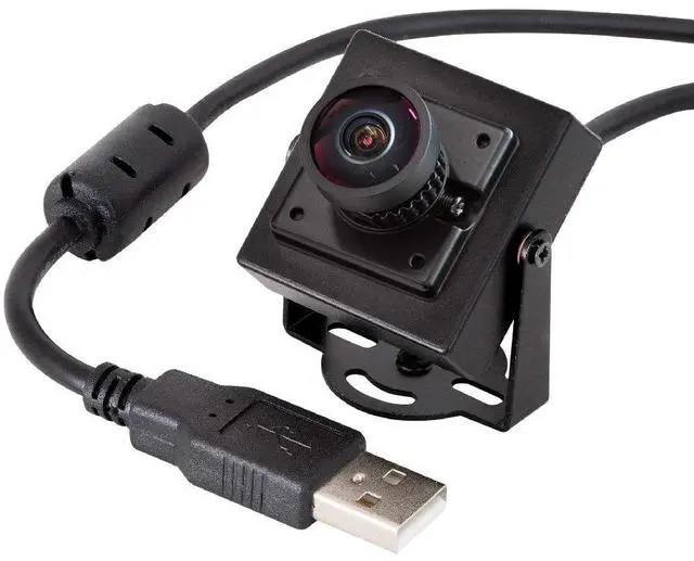 Main image of 1080P Low Light WDR USB Camera Module with Metal Case, 2MP 1/2.8" CMOS IMX291 160 Degree Ultra Wide Angle Mini UVC Webcam Board with Microphone