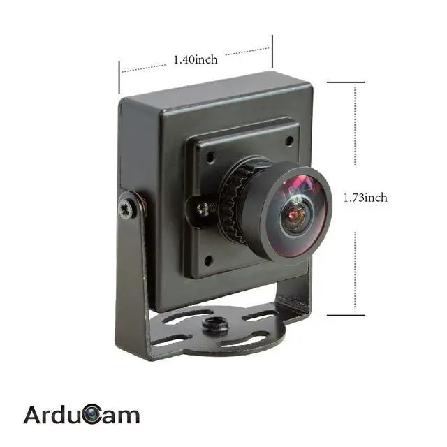 Alt view image 5 of 6 - 1080P Low Light WDR USB Camera Module with Metal Case, 2MP 1/2.8" CMOS IMX291 160 Degree Ultra Wide Angle Mini UVC Webcam Board with Microphone
