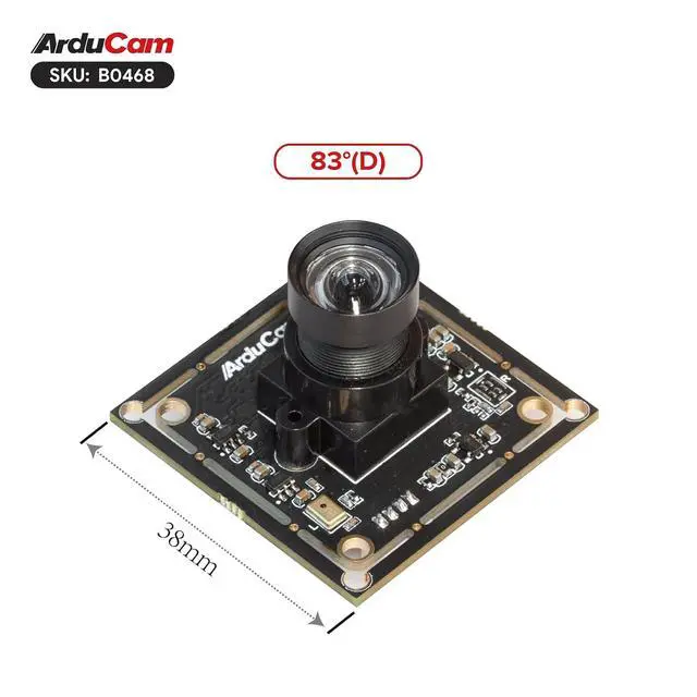 Alt view image 4 of 7 - 1080P USB Camera Module, Low Light Low Distortion Lightburn Camera, 2MP CMOS IMX323 Mini UVC USB2.0 Webcam Board with 83°(D) M12 Lens, 3.3ft/1m Cable for Windows, Linux, Android, and Mac OS