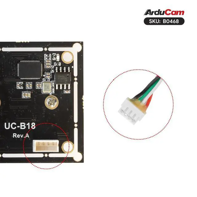 Alt view image 6 of 7 - 1080P USB Camera Module, Low Light Low Distortion Lightburn Camera, 2MP CMOS IMX323 Mini UVC USB2.0 Webcam Board with 83°(D) M12 Lens, 3.3ft/1m Cable for Windows, Linux, Android, and Mac OS